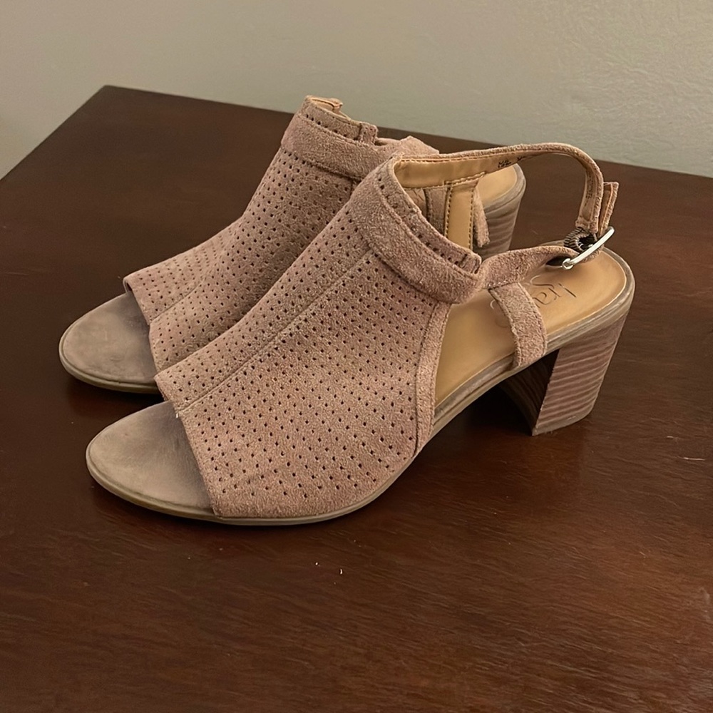 Franco Sarto Suede Heels
